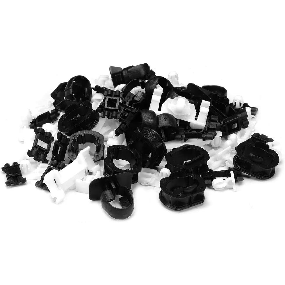 80PCS Trim Sill Mounting Clips Set for C Class W202 S202 E Class W210 S210 CLK C20 SLK R170 Side A0099884078 A0029883881