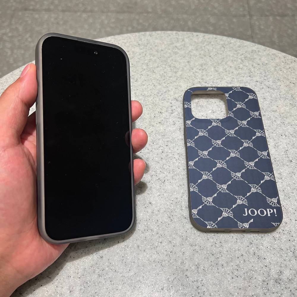 Modemarke J-Joop Für IPhone 17 16 15 14 13 12 11 Pro Max Plus Pro Klare Handyhülle Rutschfeste Schale