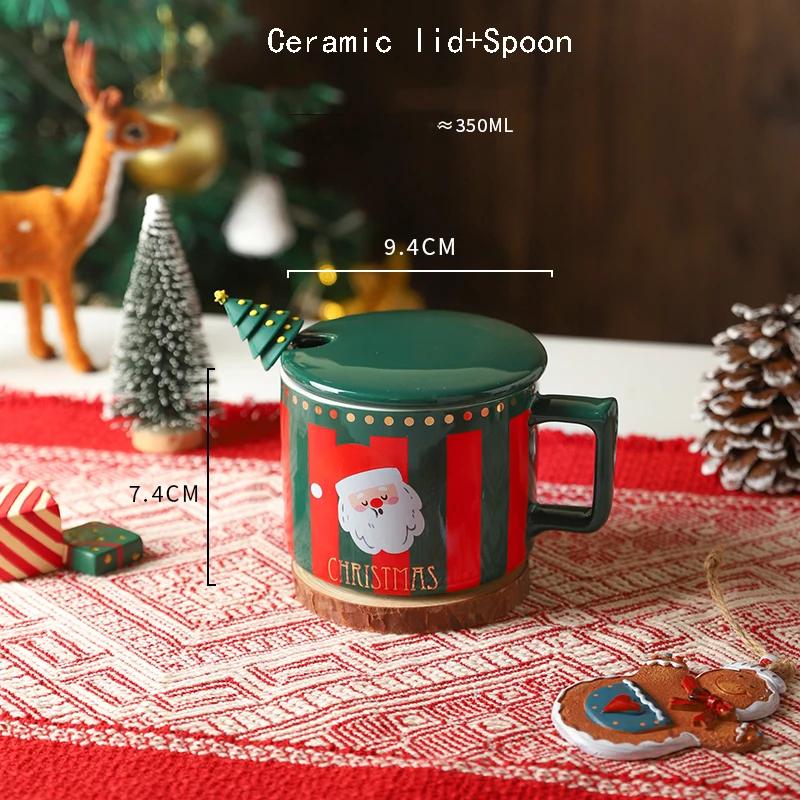 Exquisite Christmas Gift Ceramic Mugs Home Creative Afternoon Tea Coffee Cups High End Restaurant Unique Water Cup