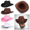 All-match Fancy Dress Adult Western Cowgirl Wild West Cap Studded Cowboy Hat