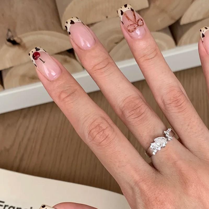 Golden Flower Butterfly Ring Women's Niche Light Luxury High Sense Versatile Open Ring Index Finger Ring New Jewelry