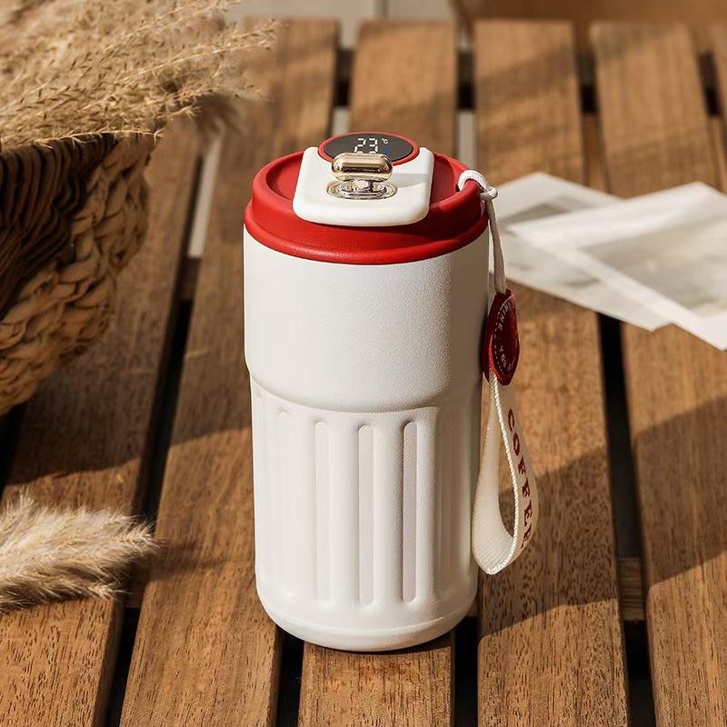 1pc Vintage Coffee Cup | Portable Insulated Travel Mug for Men and Women, 316 Stainless Steel Leakproof Lid, Keeps Drinks Hot or Cold for Hours