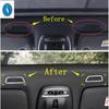 For VOLVO XC40 XC60 2018 - 2025 Stainless Auto Front Roof Stereo Speaker Loudspeaker Sound Frame Cover Trim Interior Accessories