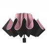 Manual Folding Umbrella Large Double Size UV Protection Sun Rain Resistant Compact Shade Sunny and Rainy Umbrella