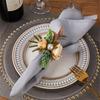 Set of 6 Spring Vine Design Napkin Holder Rings Multipurpose Napkin Rings for Banquets Gatherings or As Home Decoration