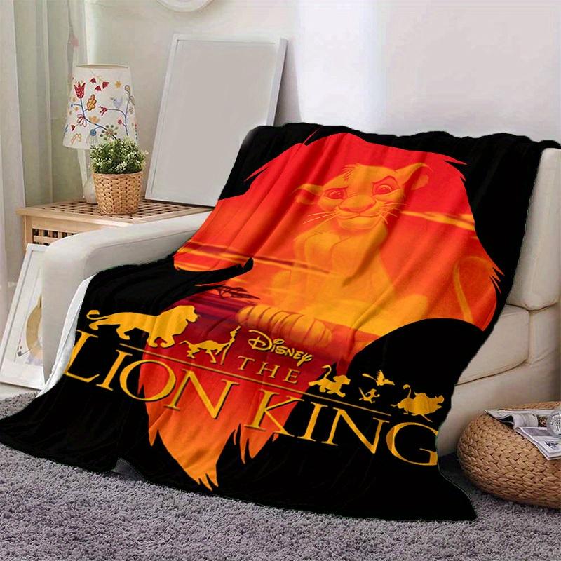 1pc, Lion King Home Decor Blanket: A Perfect Gift for Your Bedroom, Living Room, or Outdoor, Flannel Throw Blanket, Ideal for Couches