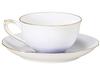 Okura Pottery Art Blue Rose Cup & Saucer, Coffee/Tea, Approx. 200cc, Made In Japan, 96C/8211