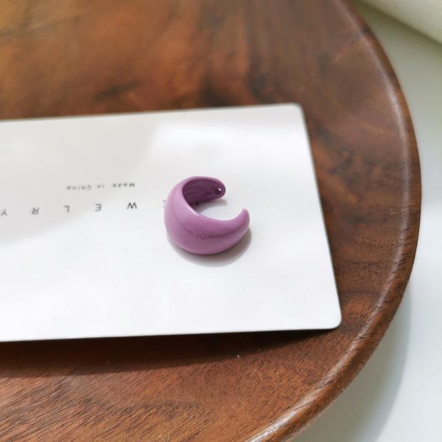 

Милые серьги-клипсы конфетного цвета для женщин и девушек, летние серьги-клипсы Kawaii, цветные серьги-клипсы без пирсинга, 1 шт.