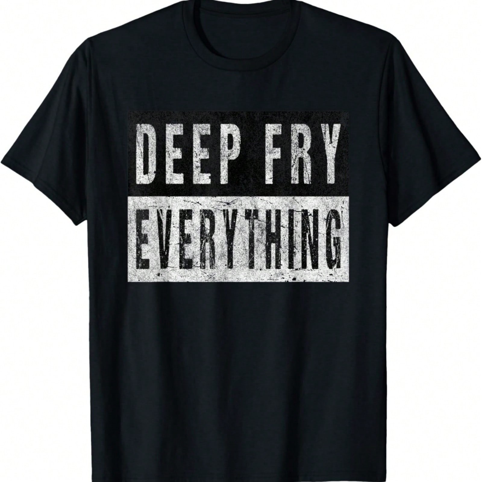 State Fair Fried Food Lover Quote Deep Fry Everything T-Shirt S разноцветный