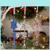 Decoration Christmas Snowflake Double Layer Ice Crystal For Accessories Festive