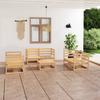 Day and Night - Day and Night Garden Furniture Set 7 Pieces Solid Pine Wood