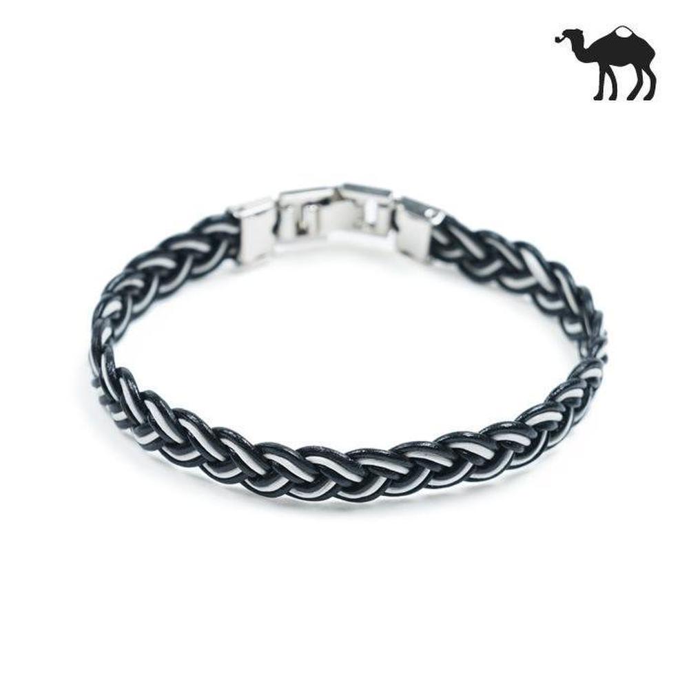 

[Jbans] Three-Line Knot Leather Bracelet (C1501-Ac165_Bk) (S1496692)