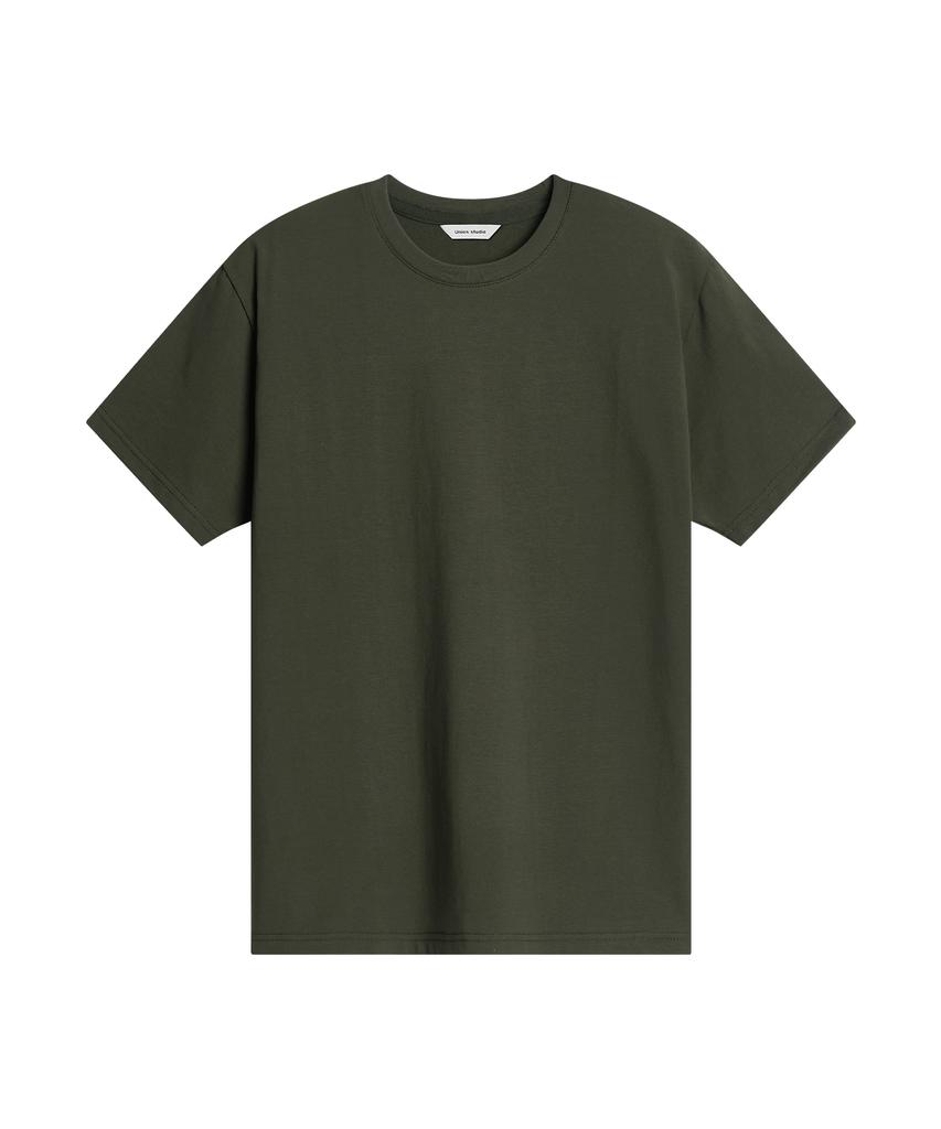 UNIONSTUDIO ( 2 Pack ) Relaxed Cotton Spandex Muscle Fit Short Sleeve T-Shirt ( 5 Colors )