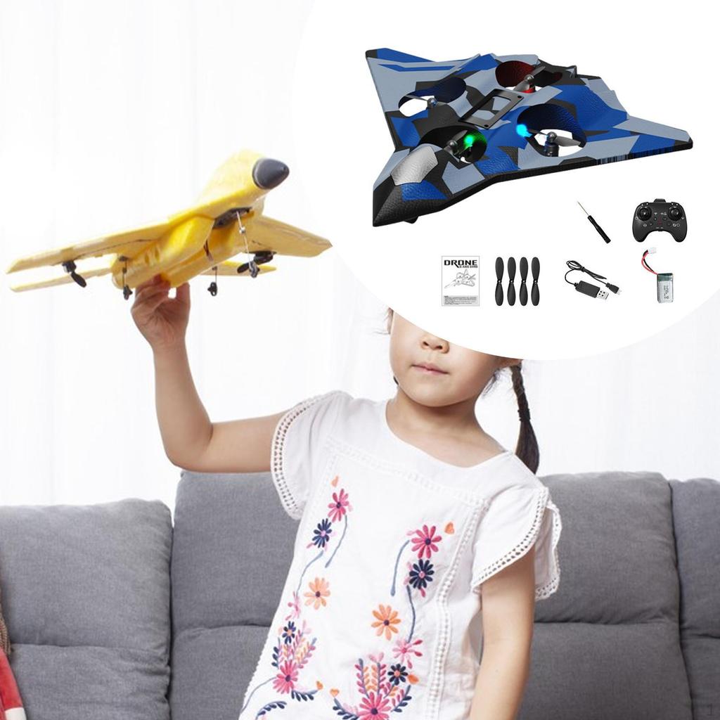 Foam Remote Control Airplane EVA Aircraft Ages 7-14 Years Drop Resistant RC Glider Plane