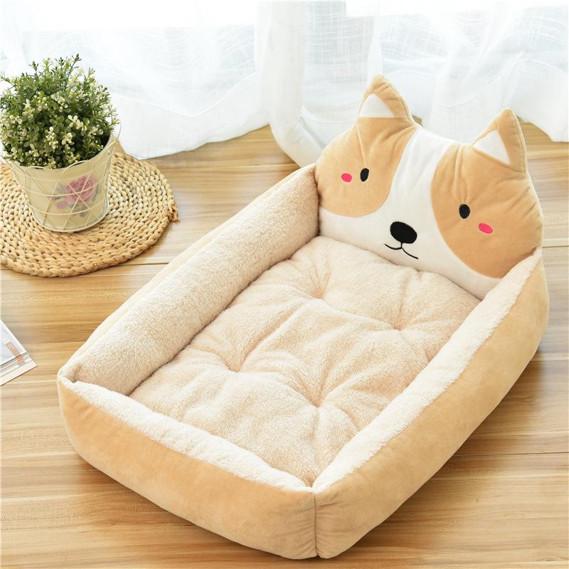 Winter Cozy Pet Bed for Cats and Dogs, Available in Small to Large Sizes