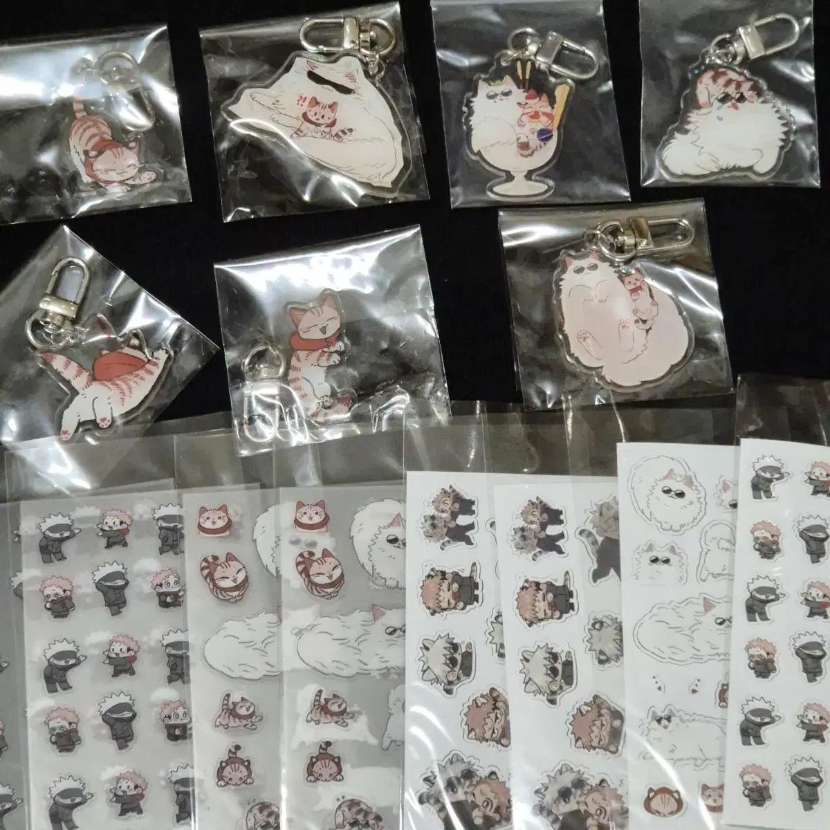 

Jujutsu Kaiten Gojo Yuji Unofficial 2nd Prize Acrylic Key Ring/sticker/postcard