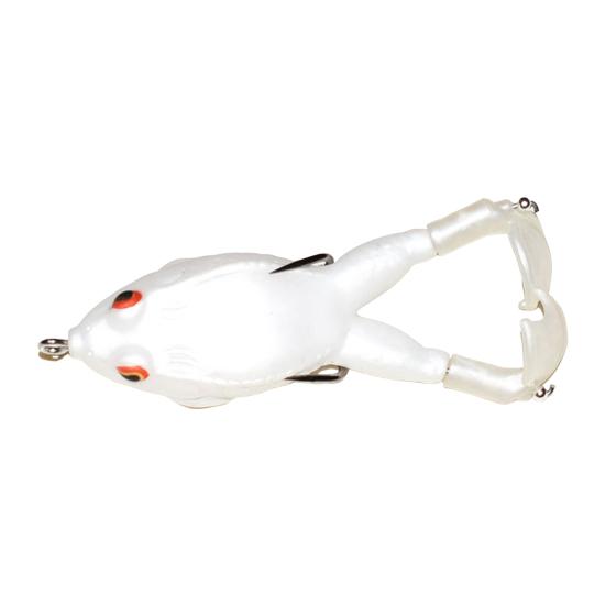 Artificial Lure Fishing Bait Realistic Looking Bright Colors 3D Eyes Compact Portable Topwater Frog Bait Fish Gear for Beginners