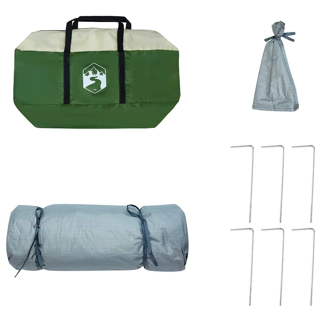 Inner Tent with Roof and Storage Green 290 x 288 x 234 cm Taffeta