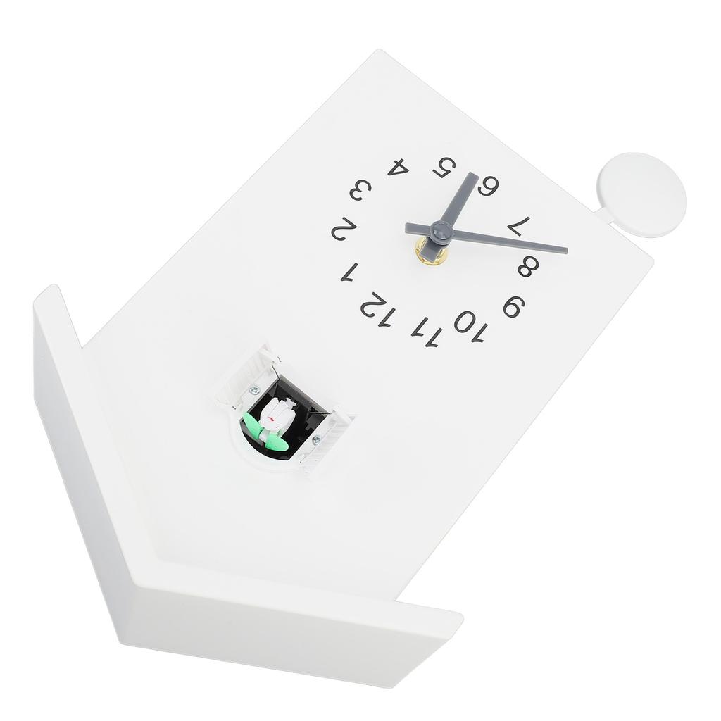 Bird House Wall Clock Bird Voice Call Nordic Style Bird House Pendulum Wall Hanging Clock for