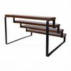 Wooden Display Riser Stand 4 Tiered Perfume and Cologne Organizer Display Shelf for Vanity Cabinet Farmhouse Decor Dark