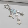 Handmade Y2K  Shell Dolphin Pendant Keychain Student Women'S Bag Backpack Keyring Accessories