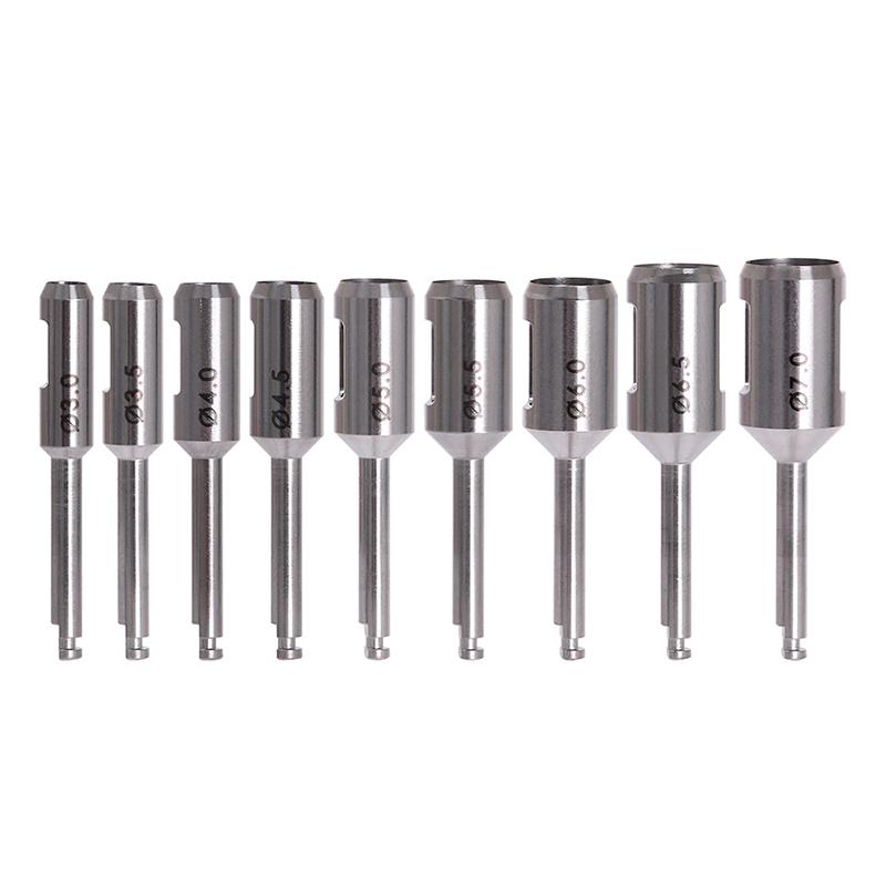 1 Stück Dentalimplantat Gewebepunze Edelstahl Gingiva Ring Schneider Langsamlauf Handstück Zahnmedizin Chirurgische Instrumente Werkzeuge