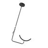 19in Half Moon Lamp Black LED Half Moon Floor Light for Beauty 50W