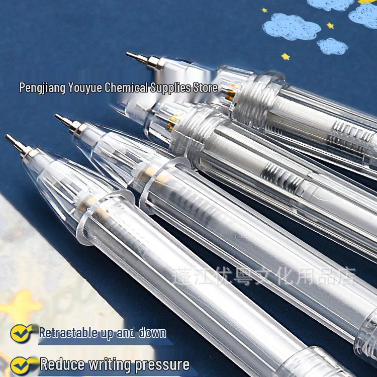 Morning MG Guang Ben Wei 0.5mm Mechanical Pencils with 0.7mm Non-Breaking 2B Lead for First and Second Grade Students, Push-Button Design.