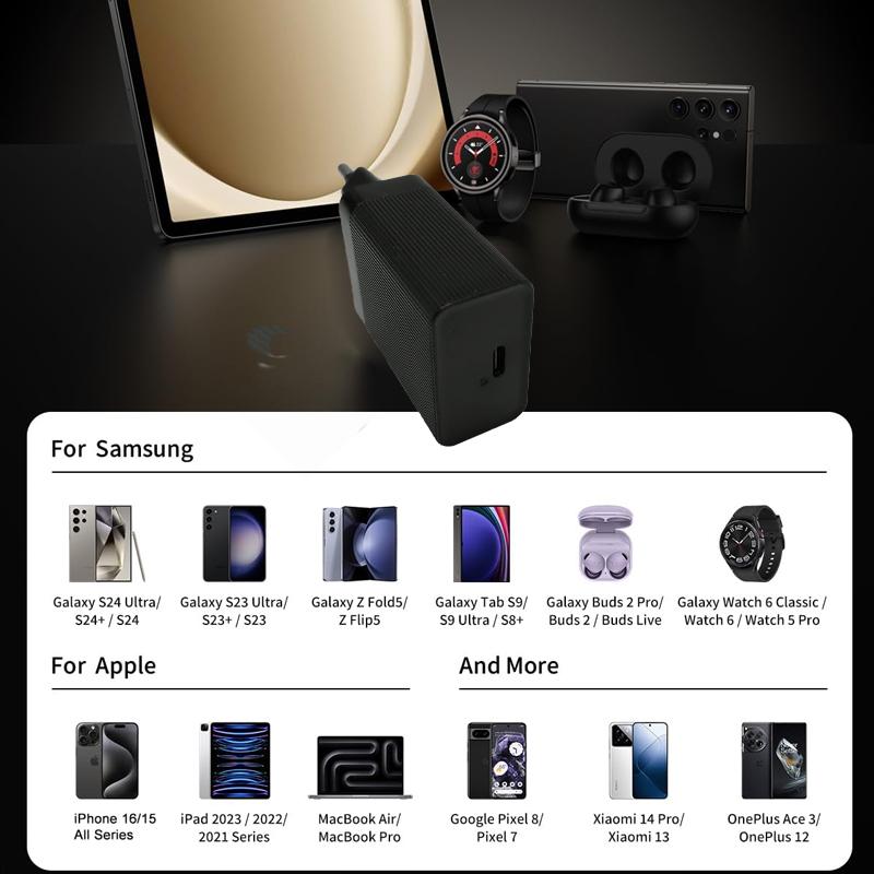 UYUXIO PD 4.0 PPS AFC USB C Charger 45W Super Fast Charging Type C Turbo Wall Adapter for Samsung iPhone 16 15 Macbook Xiaomi