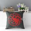 Thrones Of Game Cotton Linen Pillow Case Waist Throw Cushion Covers Decor Home