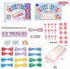 DIY Children's Bracelet Weaving Set: Colorful Craft Toy for Girls