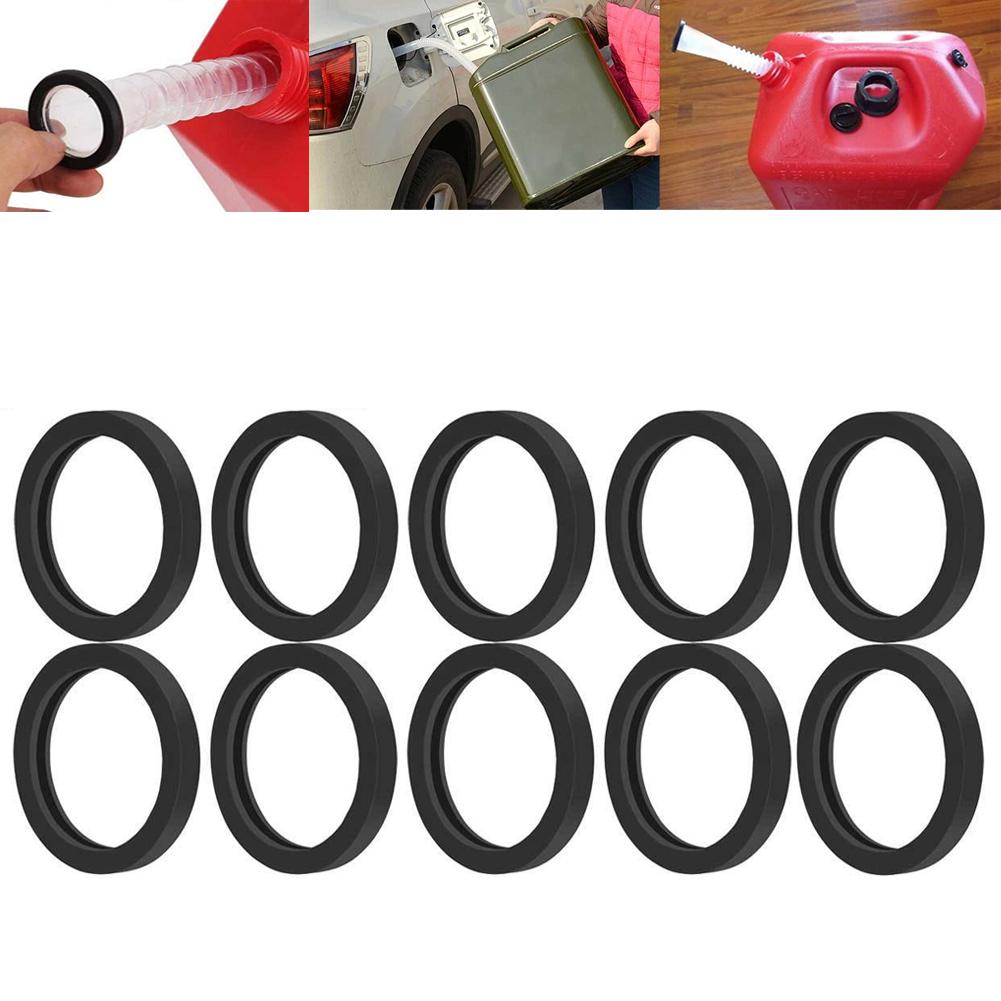 10pcs Car Reserve Fuel Tank Jerrycan Fuel Seal Truck Gas Can Spout Seals Gaskets Rubber O-Ring Seals Gasket Fuel Washers Fuel System 2