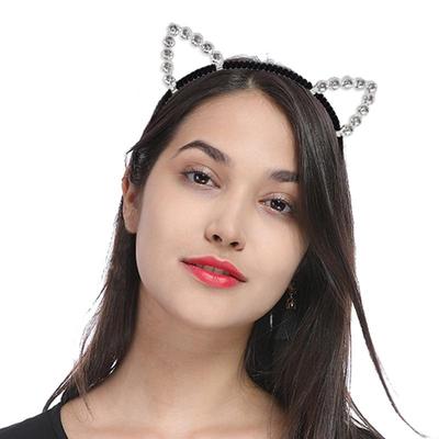 Kids Girls Cat Ears Plastic Headband Hair Band Hair Hoop Cosplay Party Head Hoop