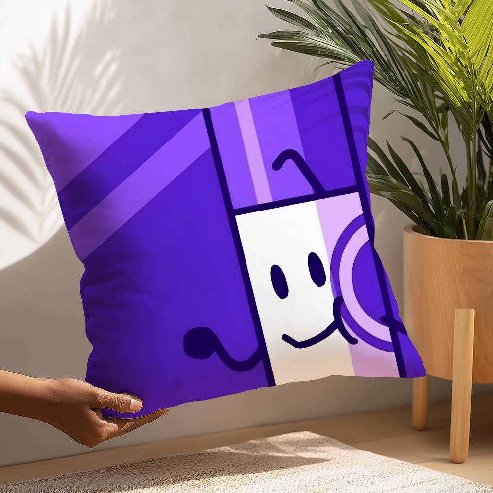 BFDI Battle for D-Dream Island Pillow Case Plush Fabric Soft Pillowcase Double Sided Print Cushion Cover Household Gifts