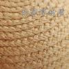 Lafite Grass Model~ Sweet Contrasting Color Bow Versatile Straw Hat Summer Travel Sun Protection Fisherman Basin Hat