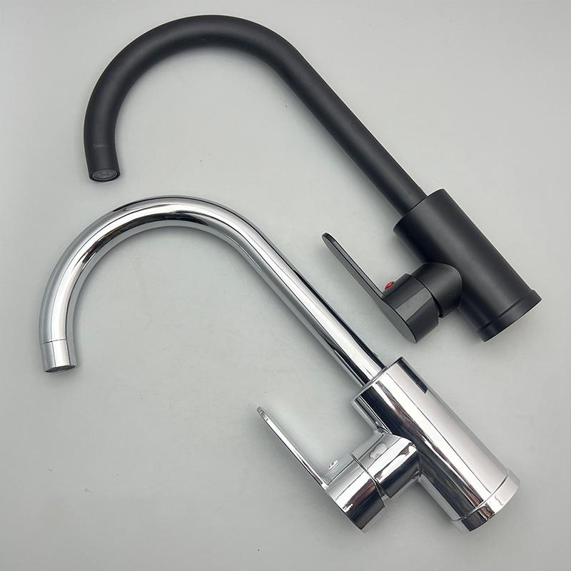 Kitchen Sink Faucet Household Splash-proof Boosting Hot And Cold Faucet Hot And Cold Vegetable Wash Basin Dishwashing Pool Sink