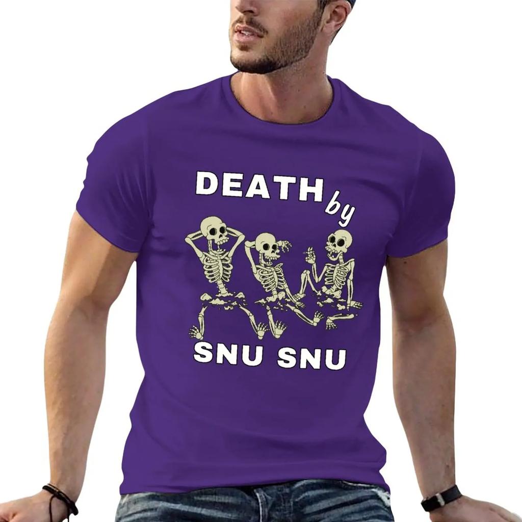 Neues Death By Snu Snu T-Shirt Anime Kleidung Grafik T-Shirts Schweres T-Shirt für Unisex