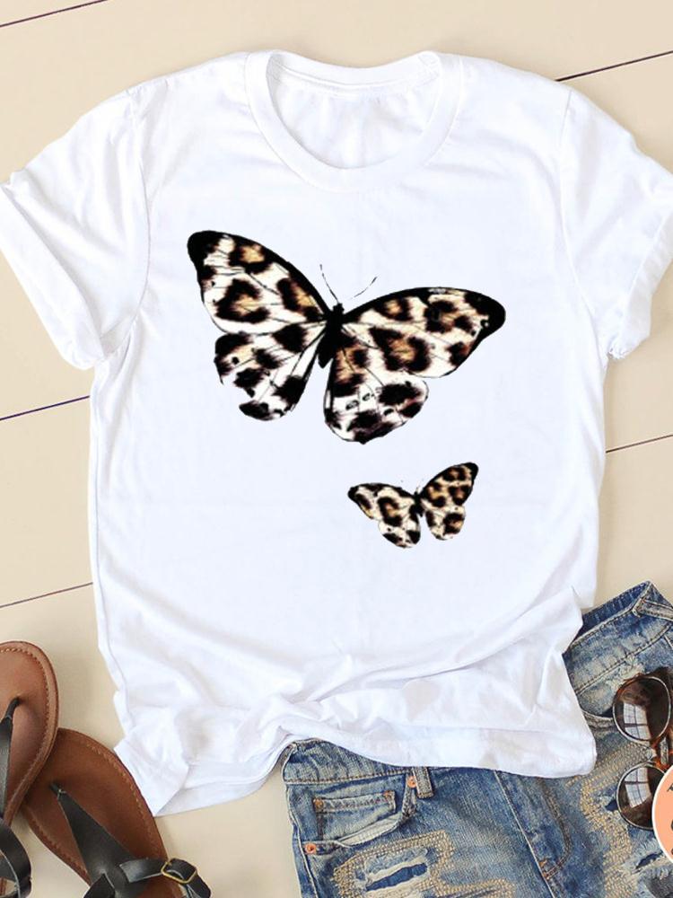 Womens Fashion Womens Short Sleeve Summer Cartoon Fashion Clothing Harajuku Casual Tops Graphic T Shirts  Aesthetic