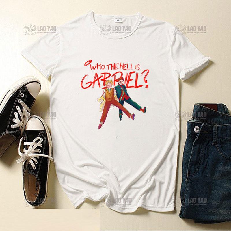 Good Omens Graphic T-Shirt Men Aziraphale Ineffable Go David Tennant Angel Amazing Woman Tees Short Sleeve T Shirt Original