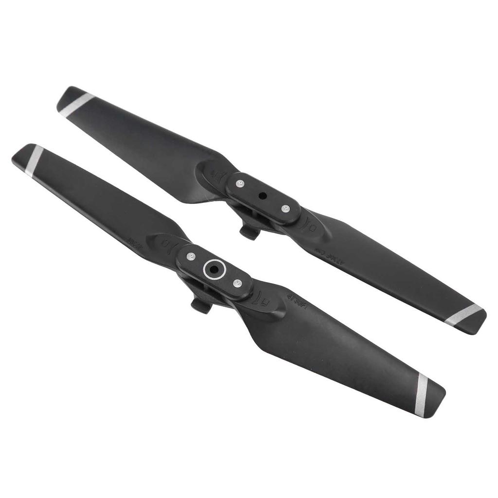 2pcs Propeller for DJI Spark Drone Quick Release Folding Blades 4730F Props Spare PartsBlack Silver Edge