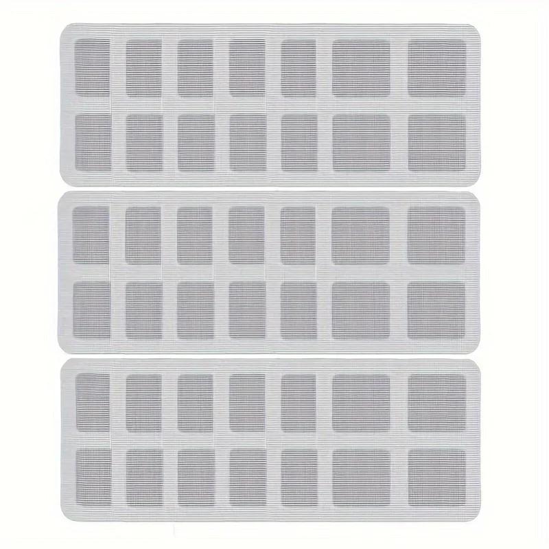 18/12/6PCS Disposable Hair Catchers for Shower Mesh Shower Drain Covers - Floor Sink Strainer Filter Mesh Stickers Bathroom
