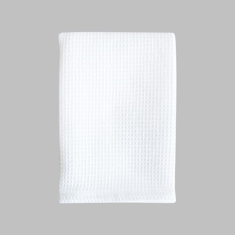 Ensemble torchon et tampon à récurer en coton gaufré ananas