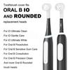 Toothbrush Dustproof Covers Caps Compatible with Braun Oral B Replacement Heads and iO Series Electric Toothbrush Head Protector