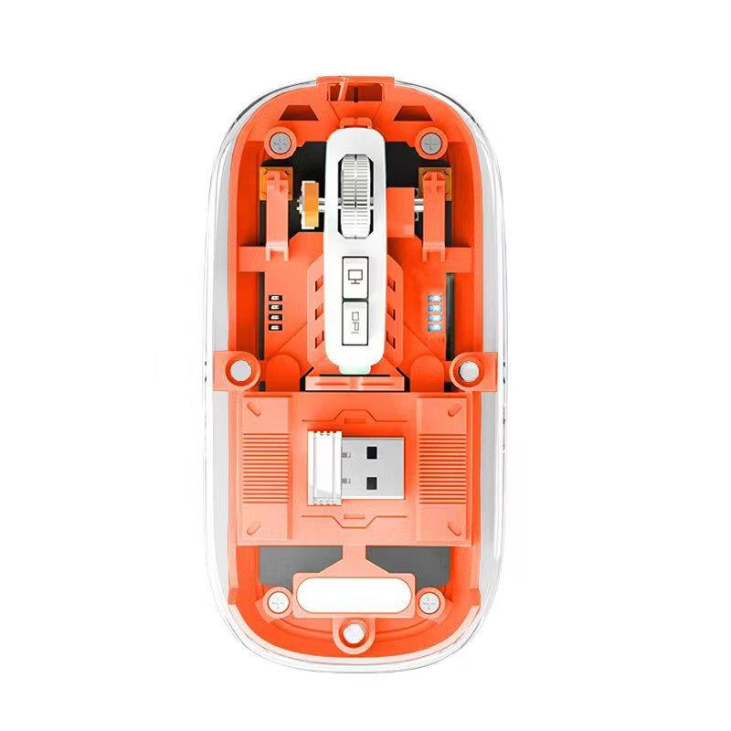 OLOEY Transparent Wireless Rechargeable Mouse