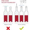 4Vacuum StoppersWine PreservationSealer Wine Preservation Pump Suitable for Red WineBottle Manual Degassing System Wine Stoppers