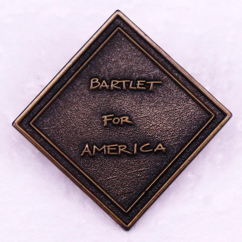 Vintage Metal TV Series Badge – Film & TV Merchandise Brooch TV Series Brooch Size