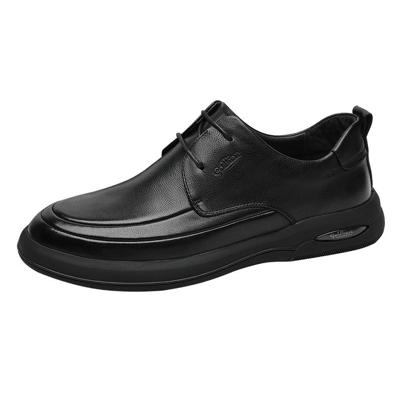 Goldlion Men s Urban Fashion Lace-up Casual Leather Shoes 41