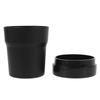 1Pc  Multifunctional Car Mini Trash Bin Cup Holder Car Trash Can Auto Holder Cap Mounts Black Plastic Interior Accessories