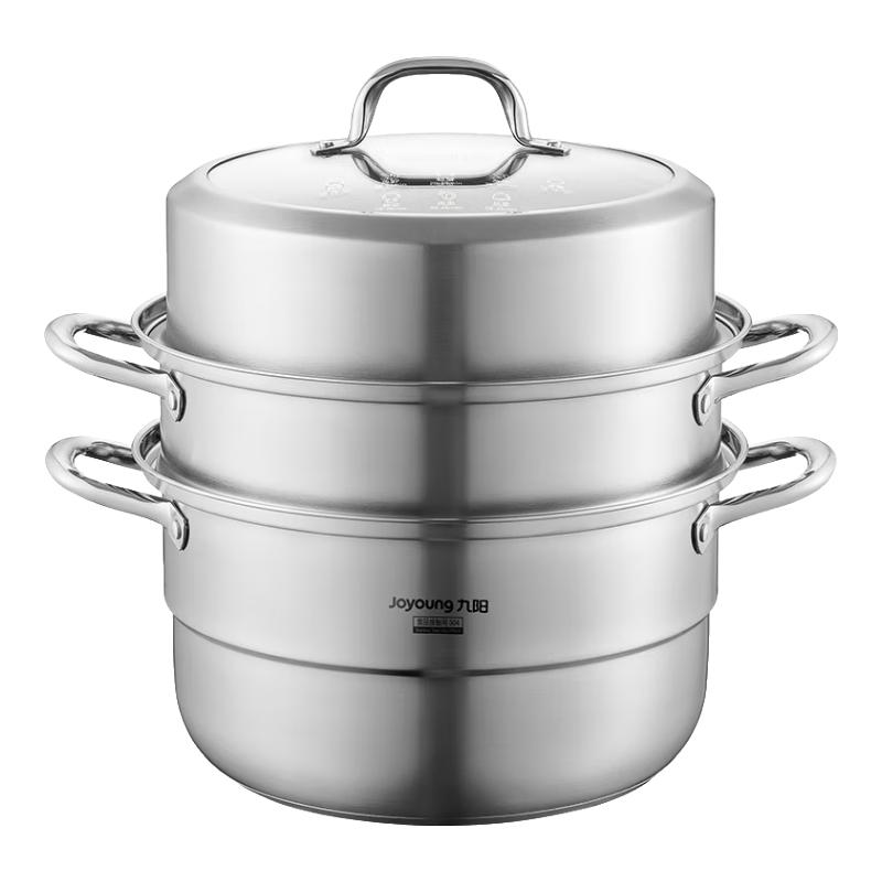 Joyoung 304 Stainless Steel 3-Tier Multi-Function Steamer Pot