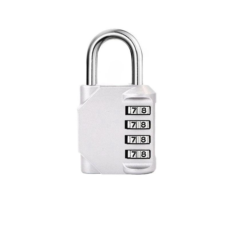 Lock Waterproof 4 Digit Padlocks with Combination Code Zinc Alloy Combination Lock for Door Tool Boxes Schools Gym Storage